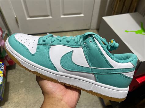 nike dunk low teal zeal